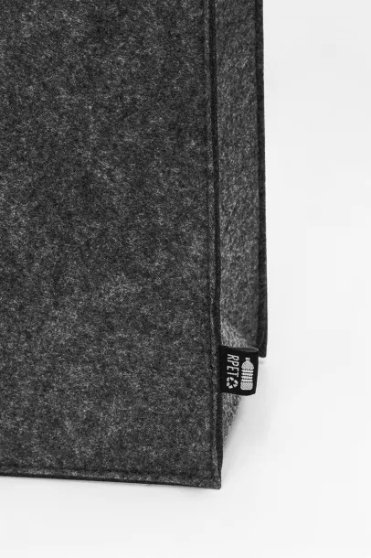 Refelt Shop Lux RPET shopping bag Dark grey