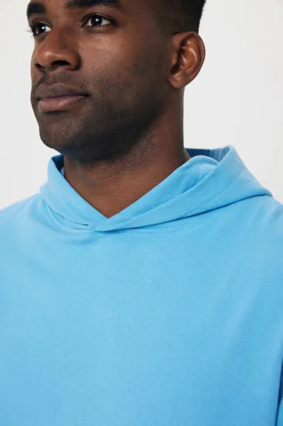  Iqoniq Yoho unisex hoodie od recikliranog pamuka, 340 g/m² - iqoniq tranquil blue