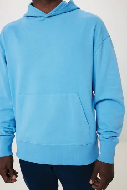  Iqoniq Yoho unisex hoodie od recikliranog pamuka, 340 g/m² - iqoniq tranquil blue