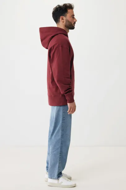  Iqoniq Yoho unisex hoodie od recikliranog pamuka, 340 g/m² - iqoniq burgundy