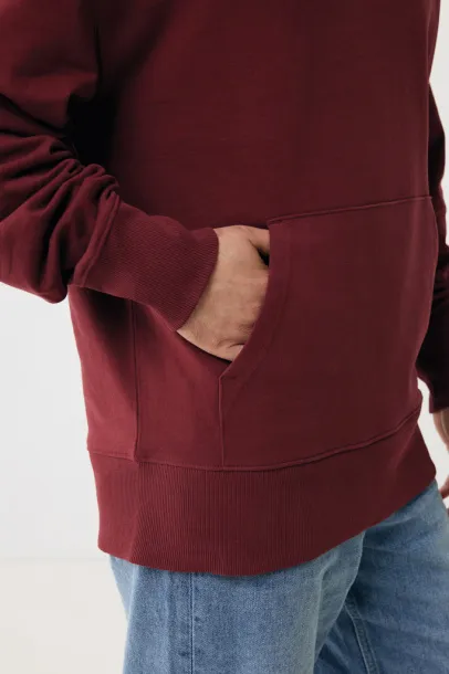  Iqoniq Yoho unisex hoodie od recikliranog pamuka, 340 g/m² - iqoniq burgundy