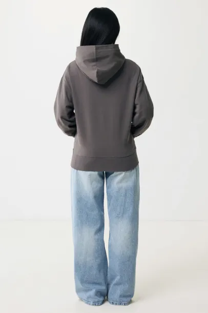  Iqoniq Yoho unisex hoodie od recikliranog pamuka, 340 g/m² - iqoniq anthracite