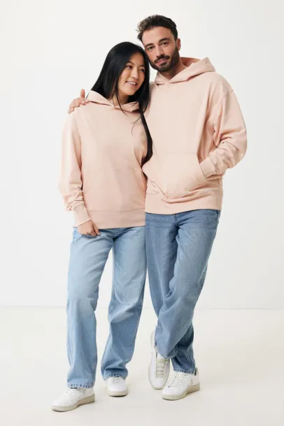  Iqoniq Yoho unisex hoodie od recikliranog pamuka, 340 g/m² - iqoniq peach nectar