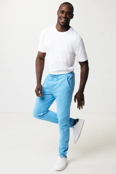  Iqoniq Cooper recycled cotton jogger - iqoniq tranquil blue