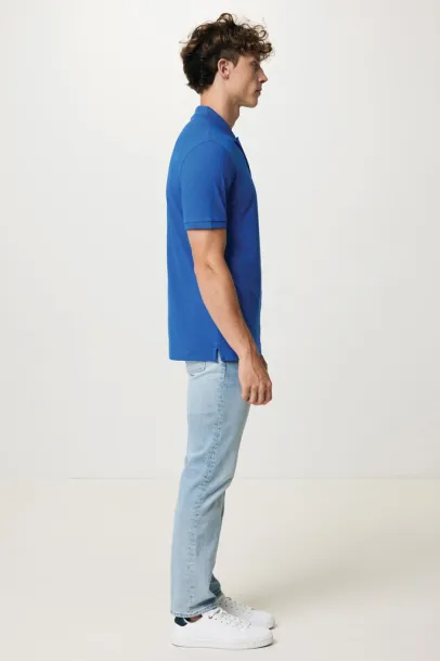  Iqoniq Yosemite recycled cotton pique polo - iqoniq Kraljevski plava