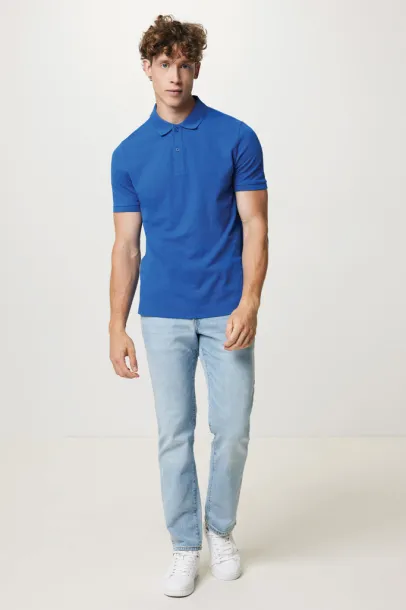  Iqoniq Yosemite recycled cotton pique polo - iqoniq Kraljevski plava
