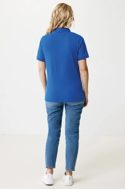  Iqoniq Yosemite recycled cotton pique polo - iqoniq Kraljevski plava