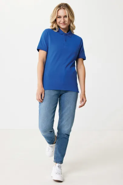  Iqoniq Yosemite recycled cotton pique polo - iqoniq Kraljevski plava