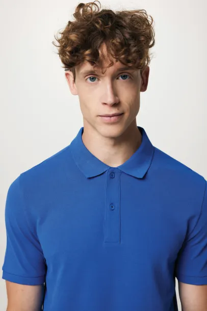  Iqoniq Yosemite recycled cotton pique polo - iqoniq Kraljevski plava