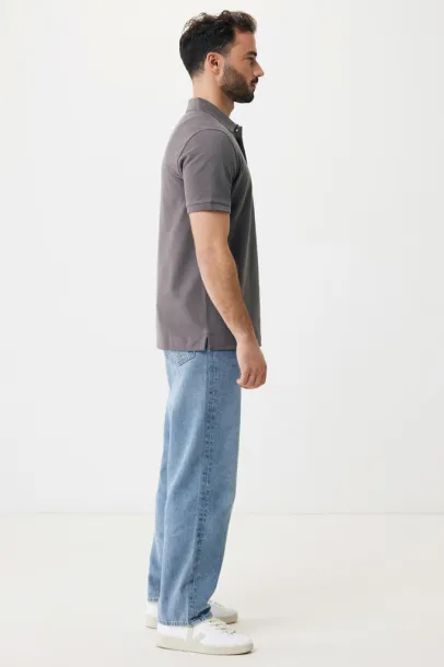  Iqoniq Yosemite recycled cotton pique polo - iqoniq anthracite