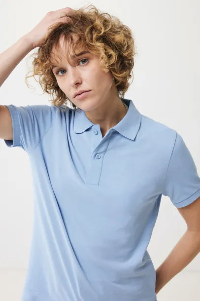  Iqoniq Yosemite recycled cotton pique polo - iqoniq sky blue
