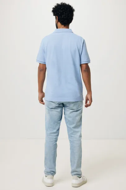  Iqoniq Yosemite recycled cotton pique polo - iqoniq sky blue