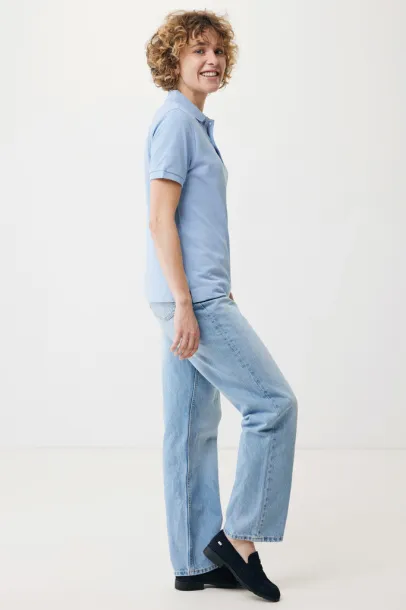  Iqoniq Yosemite recycled cotton pique polo - iqoniq sky blue