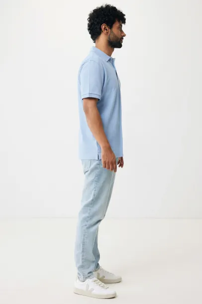  Iqoniq Yosemite recycled cotton pique polo - iqoniq sky blue