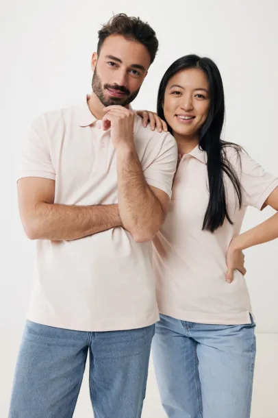  Iqoniq Yosemite recycled cotton pique polo - iqoniq cloud pink