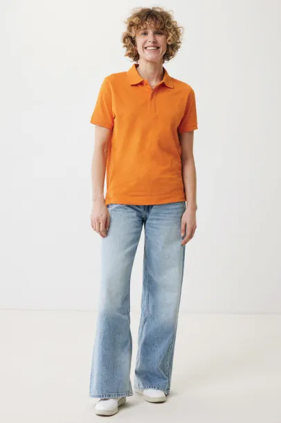  Iqoniq Yosemite recycled cotton pique polo - iqoniq Narančasta