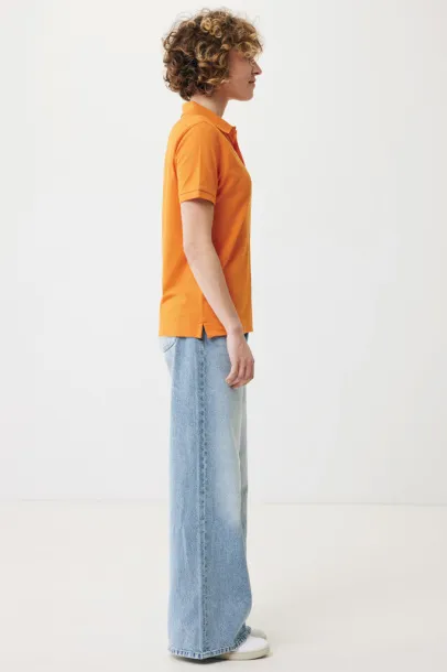  Iqoniq Yosemite recycled cotton pique polo - iqoniq Narančasta