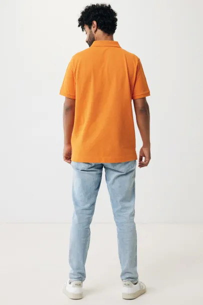  Iqoniq Yosemite recycled cotton pique polo - iqoniq Narančasta