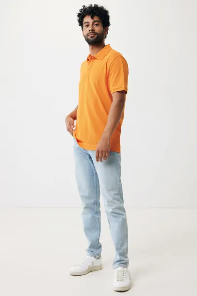  Iqoniq Yosemite recycled cotton pique polo - iqoniq Narančasta
