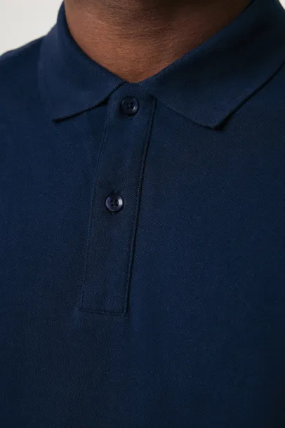  Iqoniq Yosemite recycled cotton pique polo - iqoniq navy