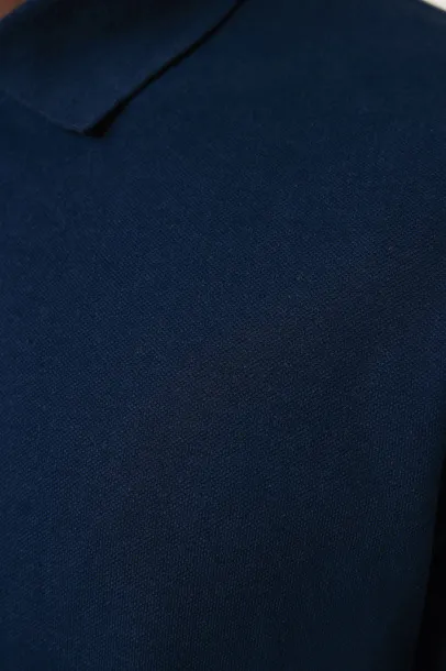  Iqoniq Yosemite recycled cotton pique polo - iqoniq navy