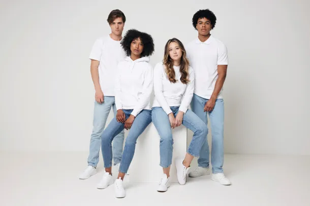  Iqoniq Yosemite recycled cotton pique polo - iqoniq recycled white