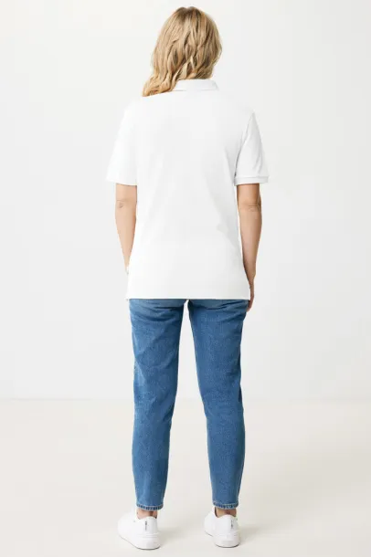  Iqoniq Yosemite recycled cotton pique polo - iqoniq recycled white