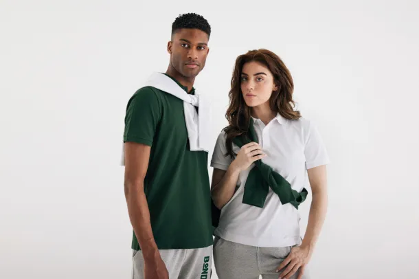 Iqoniq Yosemite recycled cotton pique polo - iqoniq recycled white