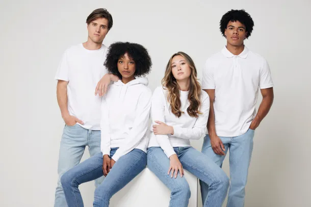  Iqoniq Yosemite recycled cotton pique polo - iqoniq recycled white