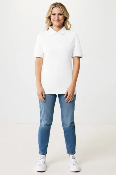  Iqoniq Yosemite recycled cotton pique polo - iqoniq recycled white