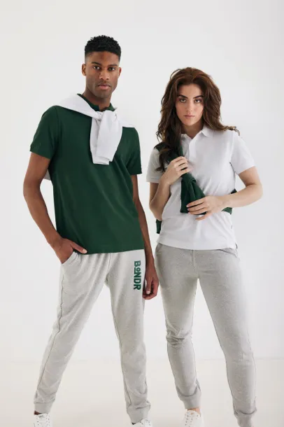  Iqoniq Yosemite recycled cotton pique polo - iqoniq recycled white