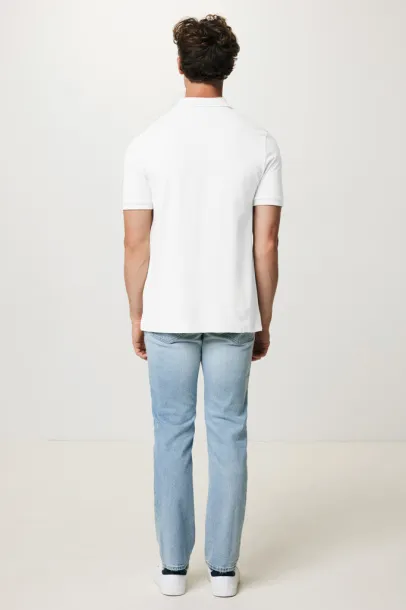  Iqoniq Yosemite recycled cotton pique polo - iqoniq recycled white