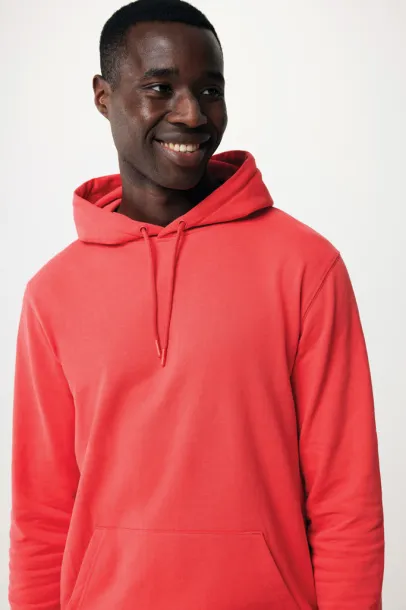 Iqoniq Jasper unisex hoodie od recikliranog pamuka, 340 g/m² - iqoniq luscious red