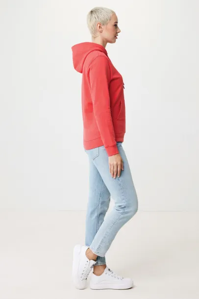  Iqoniq Jasper unisex hoodie od recikliranog pamuka, 340 g/m² - iqoniq luscious red