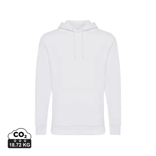  Iqoniq Jasper unisex hoodie od recikliranog pamuka, 340 g/m² - iqoniq recycled white