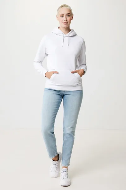  Iqoniq Jasper unisex hoodie od recikliranog pamuka, 340 g/m² - iqoniq recycled white