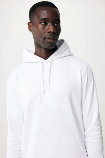  Iqoniq Jasper unisex hoodie od recikliranog pamuka, 340 g/m² - iqoniq recycled white