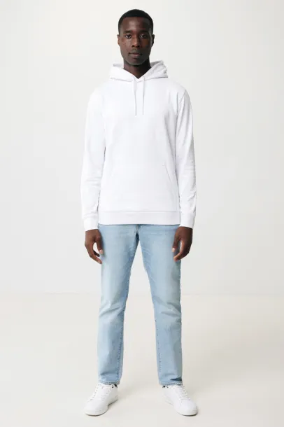  Iqoniq Jasper unisex hoodie od recikliranog pamuka, 340 g/m² - iqoniq recycled white