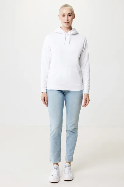  Iqoniq Jasper unisex hoodie od recikliranog pamuka, 340 g/m² - iqoniq recycled white