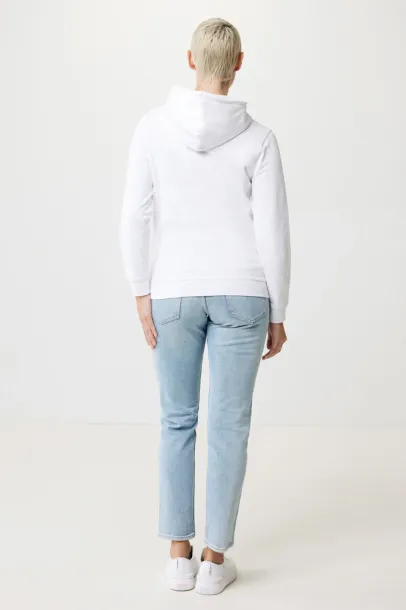  Iqoniq Jasper unisex hoodie od recikliranog pamuka, 340 g/m² - iqoniq recycled white