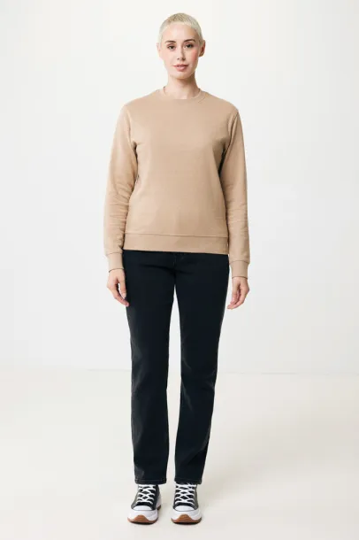  Iqoniq Denali recycled cotton crew neck undyed, natural raw - iqoniq heather brown