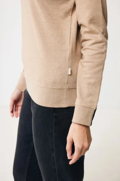  Iqoniq Denali neobojeni pulover od recikiranog pamuka, 340 g/m² - iqoniq heather brown