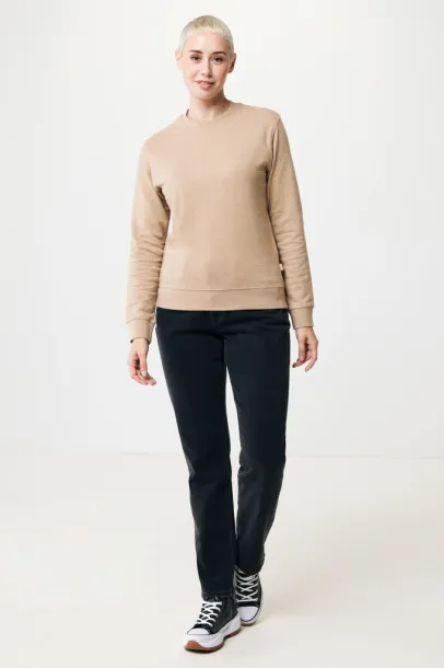  Iqoniq Denali neobojeni pulover od recikiranog pamuka - iqoniq heather brown