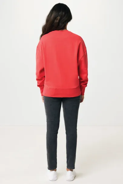  Iqoniq Kruger unisex relaxed recycled cotton crew neck - iqoniq luscious red