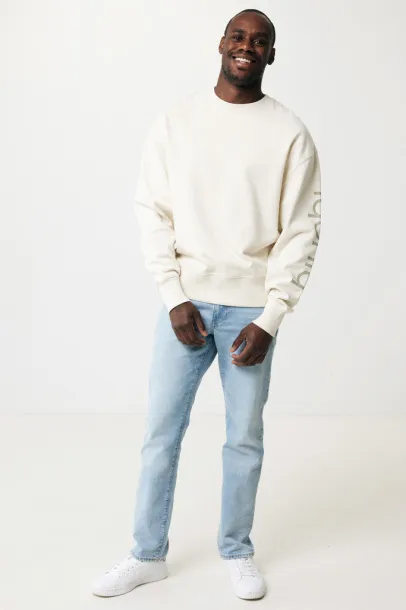  Iqoniq Kruger unisex relaxed recycled cotton crew neck - iqoniq natural raw