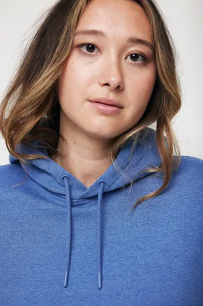 Iqoniq Torres unisex neobojeni hoodie od recikliranog pamuka, 340 g/m² - iqoniq heather blue