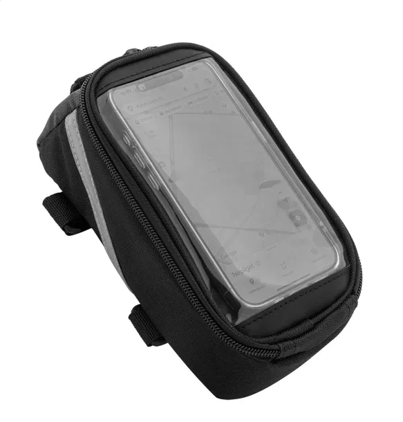 Velofon RPET bicycle mobile holder bag Black