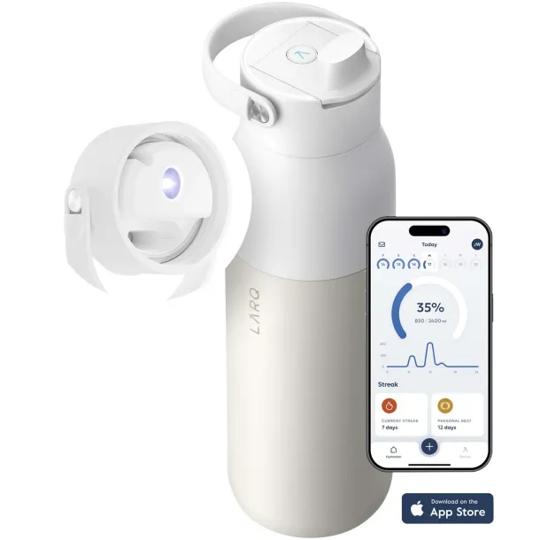 LARQ PureVis™ 2.0 1000 ml water bottle - Larq White