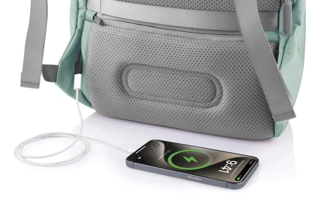 Bobby Soft anti-theft backpack - XD Design Green Cool Grey 9