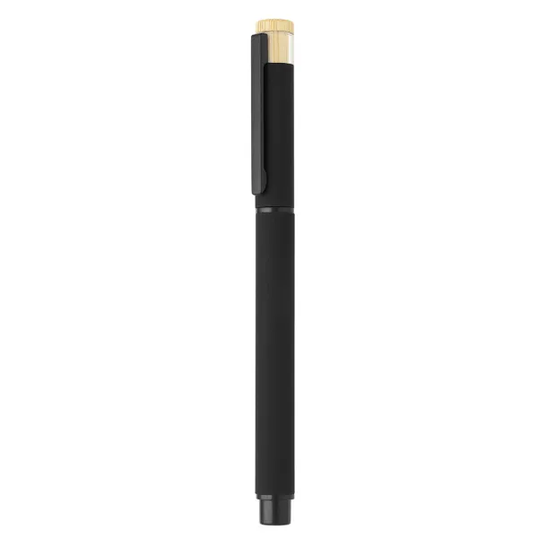 PRISMA Metal ball pen and roller pen set Black